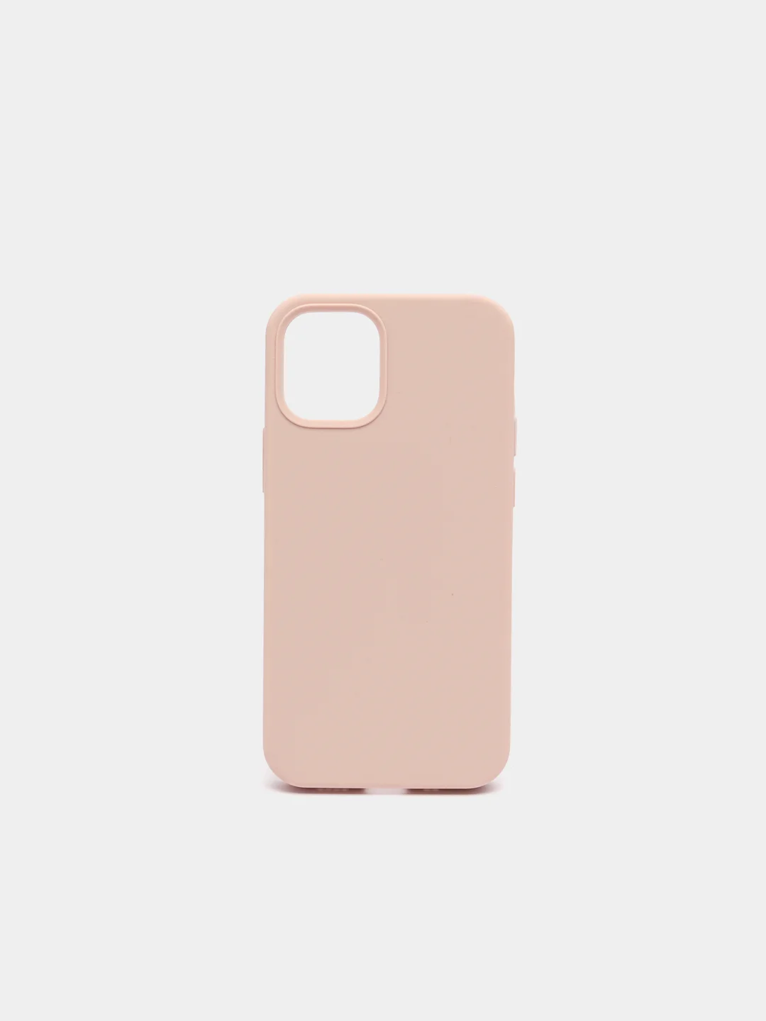Бежевый чехол на iPhone X, XS, XR, 7, 8, se, 12, 12 Pro, Mini, Max silicone case, закрытый низ, бархат внутри