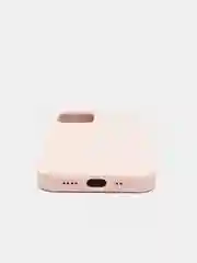 Бежевый чехол на iPhone X, XS, XR, 7, 8, se, 12, 12 Pro, Mini, Max silicone case, закрытый низ, бархат внутри