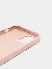 Бежевый чехол на iPhone X, XS, XR, 7, 8, se, 12, 12 Pro, Mini, Max silicone case, закрытый низ, бархат внутри
