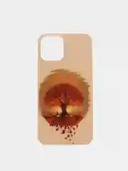 Хаки силиконовый чехол с принтом для iPhone 12, 12 Pro с принтом рисунком