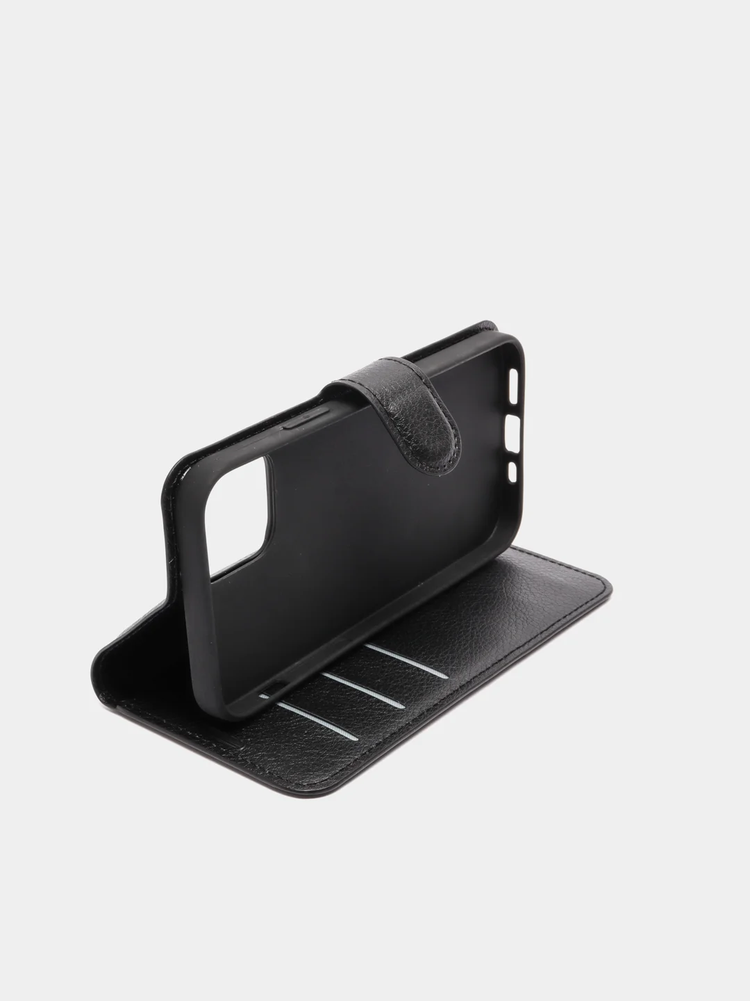 Черный чехол-книжка iPhone 12 / 12 Pro, 12 Pro Max, 12 mini с магнитной застежкой