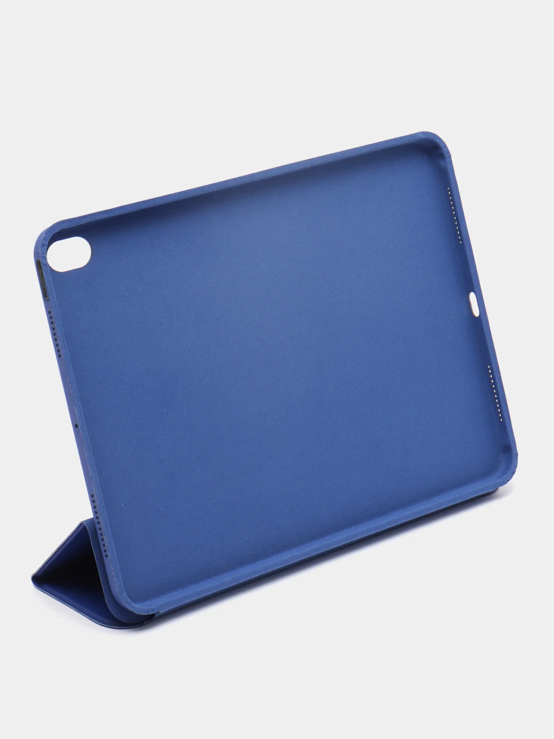 Синий стильный чехол со шторкой для iPad