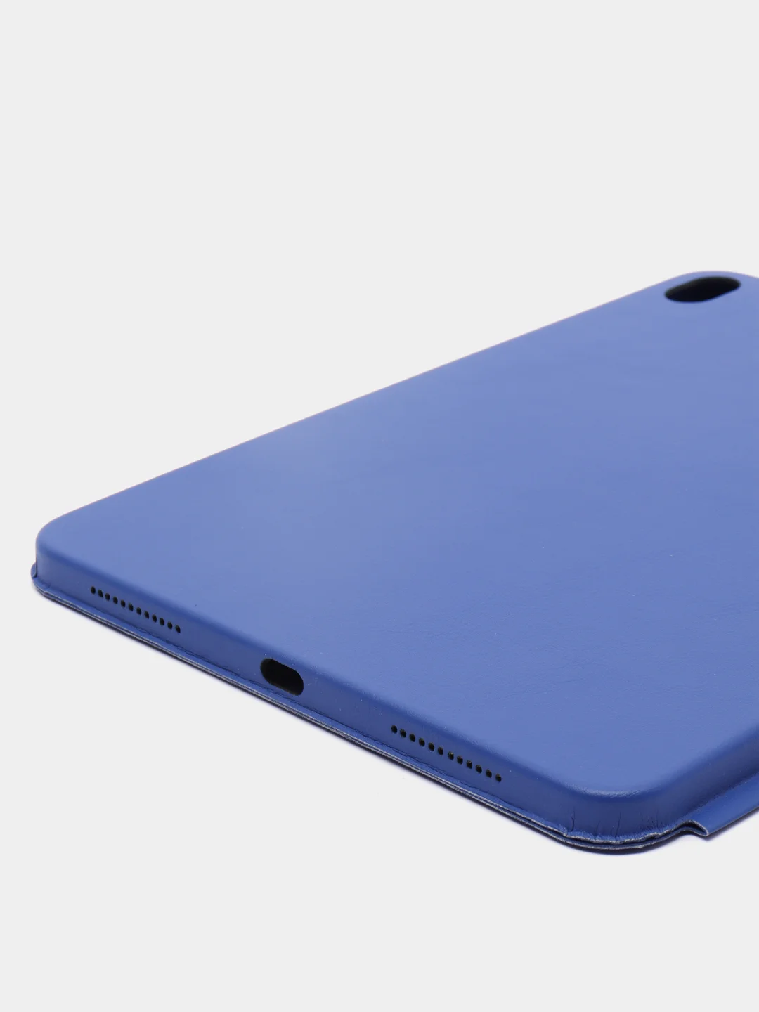 Синий стильный чехол со шторкой для iPad