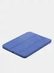 Синий стильный чехол со шторкой для iPad