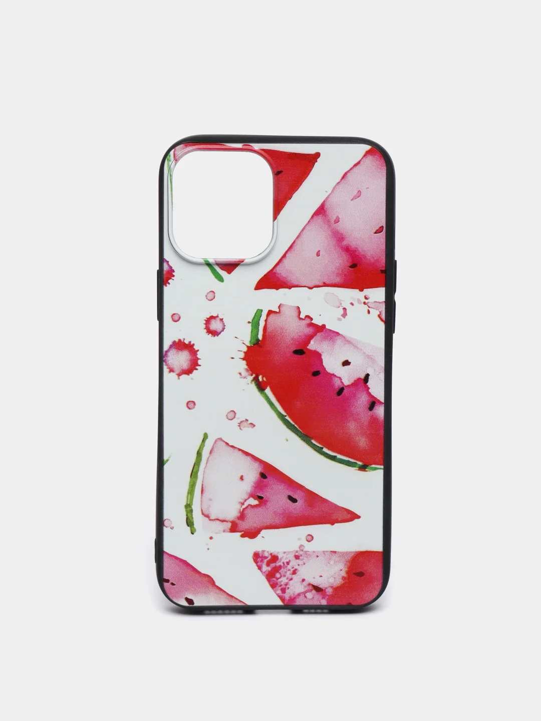 Белый чехол с цветным принтом картинки iPhone 5S/SE/6/6S/7/8/Plus/X/XS/XR/11/12/Mini/Pro/Max