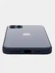 Серый чехол для iPhone Xr/ 11/ 12/ mini/ Pro/ ProMax, силиконовый со стеклянной панелью