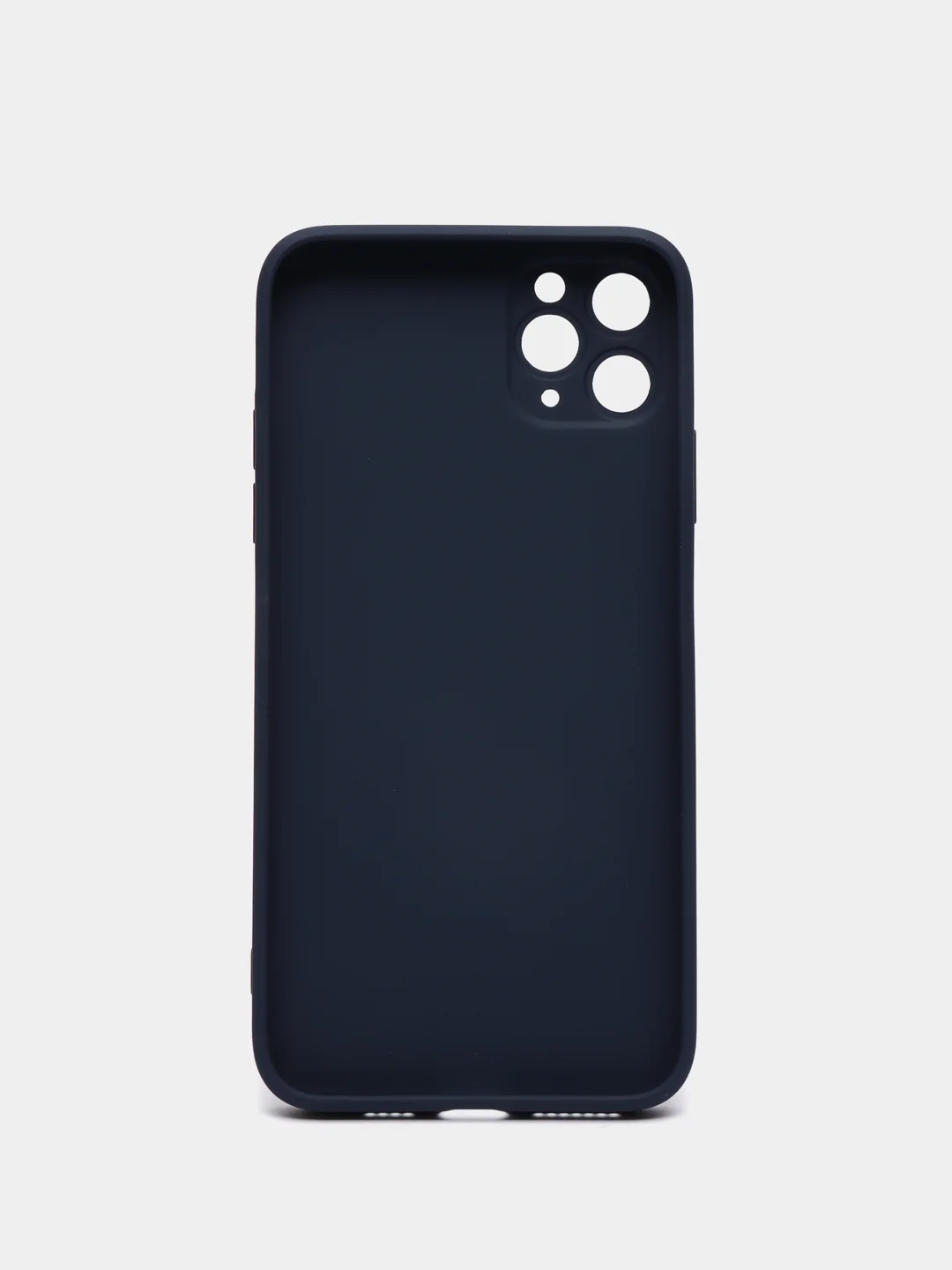 Серый чехол для iPhone Xr/ 11/ 12/ mini/ Pro/ ProMax, силиконовый со стеклянной панелью