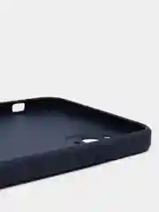 Серый чехол для iPhone Xr/ 11/ 12/ mini/ Pro/ ProMax, силиконовый со стеклянной панелью