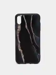 Черный яркий чехол цветные принты картинки iPhone 5S, SE 6 6S 7 8 Plus X XS XR 11 12 Mini Pro Max
