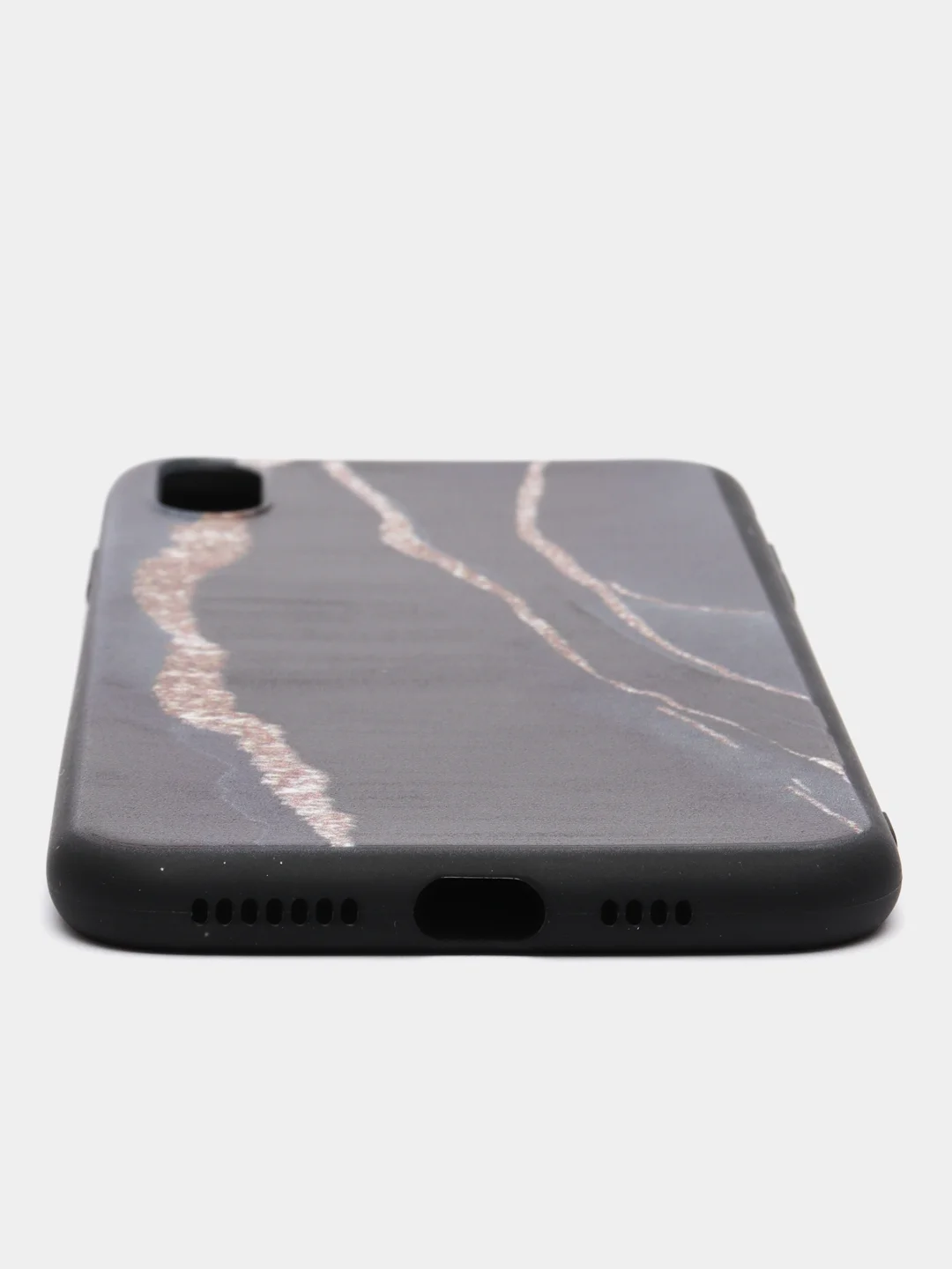 Черный яркий чехол цветные принты картинки iPhone 5S, SE 6 6S 7 8 Plus X XS XR 11 12 Mini Pro Max