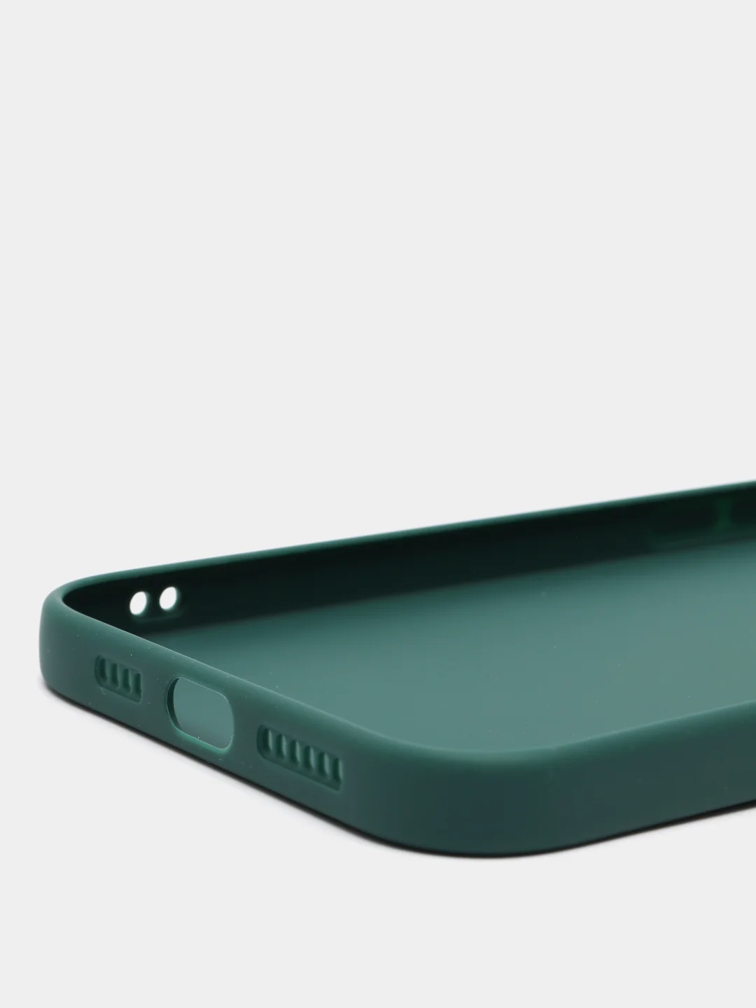 Зеленый чехол силиконовый для iPhone 12, 12 Mini ,12 Pro, 12 Pro Max