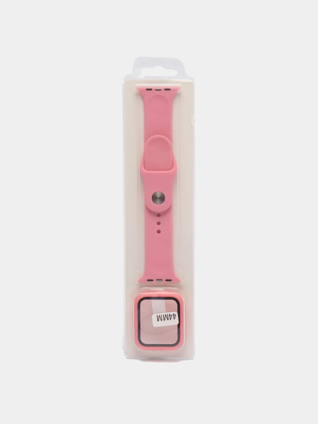 Розовый ремешок, бампер и стекло Apple Watch Classic 38 40 42 44 mm Series 1, 2, 3, 4, 5, 6, SE