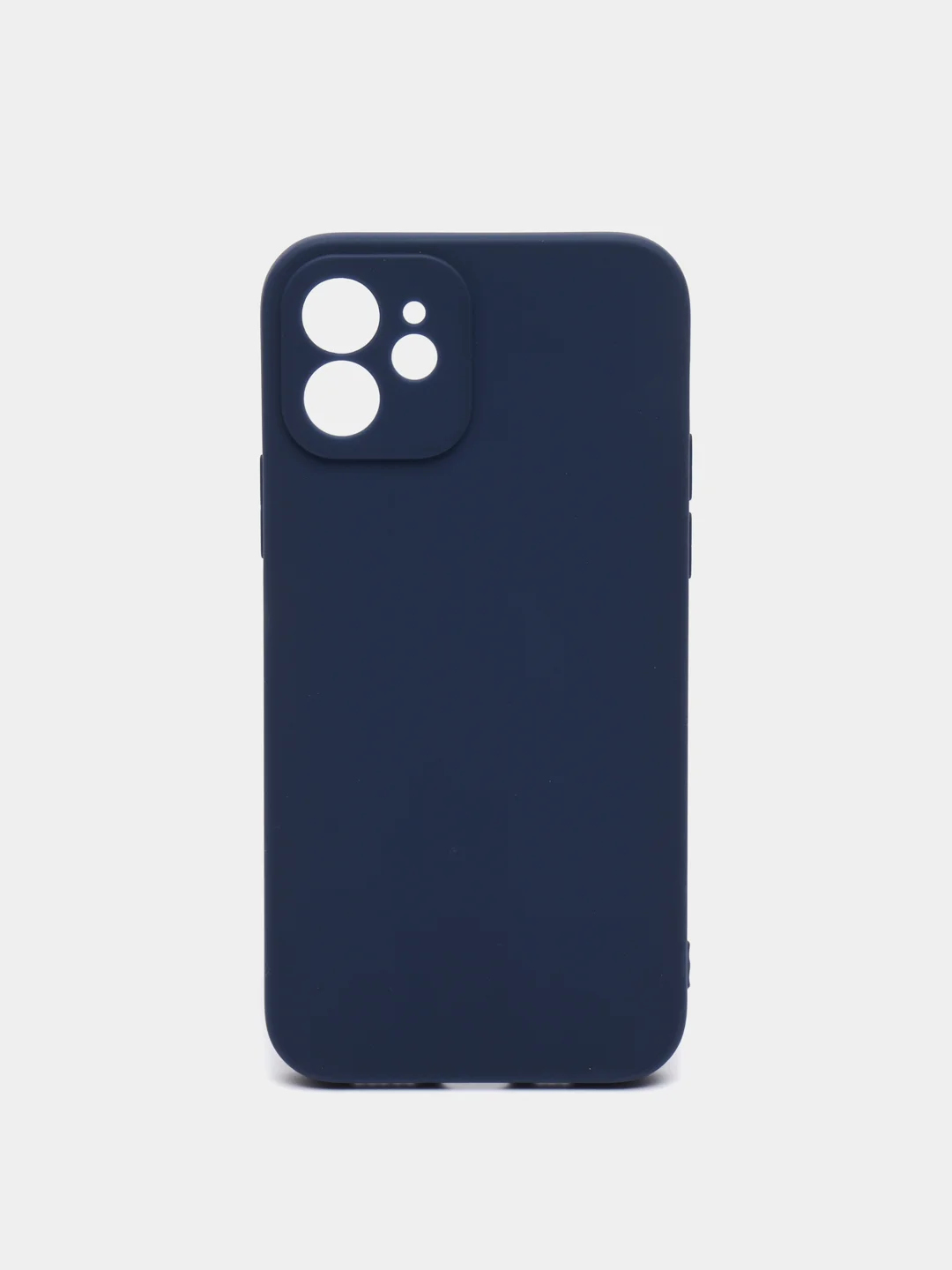 Темно-синий чехол силиконовый для iPhone 12, 12 Mini ,12 Pro, 12 Pro Max