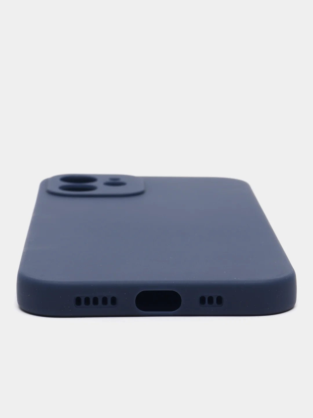 Темно-синий чехол силиконовый для iPhone 12, 12 Mini ,12 Pro, 12 Pro Max