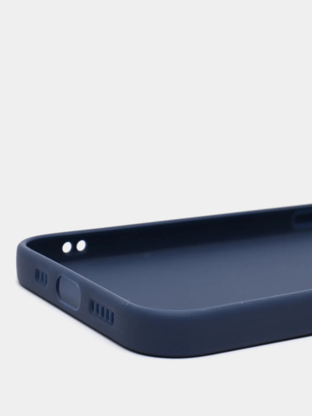 Темно-синий чехол силиконовый для iPhone 12, 12 Mini ,12 Pro, 12 Pro Max
