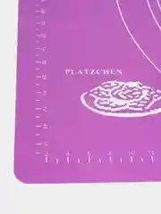 Фиолетовый коврик силиконовый для теста и выпечки с разметкой