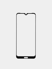 Защитное стекло BROSCORP для Nokia C30 закаленное с олеофобным покрытием и черной рамкой