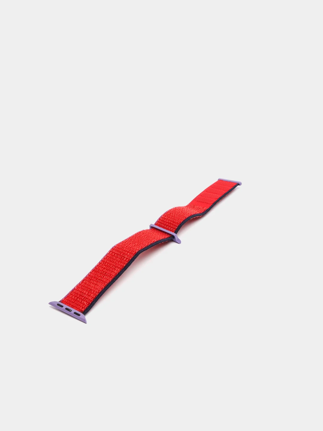 Коралловый нейлоновый ремешок на липучке для Apple Watch