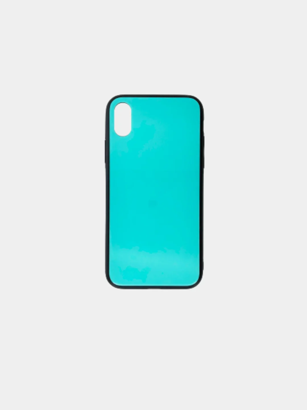 Бирюзовый чехол iPhone 6 / 6s / 7 / 8 / X / Xs / 7 Plus / 8 Plus / 5 / 5s / Se стеклянная панель