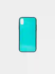 Бирюзовый чехол iPhone 6 / 6s / 7 / 8 / X / Xs / 7 Plus / 8 Plus / 5 / 5s / Se стеклянная панель