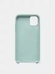 Бирюзовый чехол Silicone Case для iPhone 11 12 mini 13Pro Max 6s 7+ 8Plus XS противоударный открытый