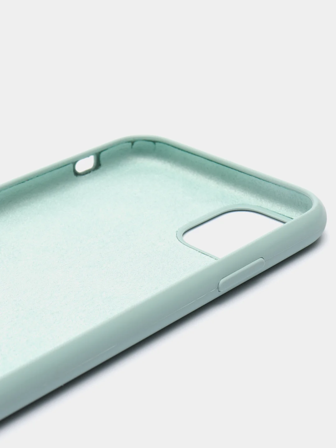 Бирюзовый чехол Silicone Case для iPhone 11 12 mini 13Pro Max 6s 7+ 8Plus XS противоударный открытый