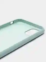 Бирюзовый чехол Silicone Case для iPhone 11 12 mini 13Pro Max 6s 7+ 8Plus XS противоударный открытый