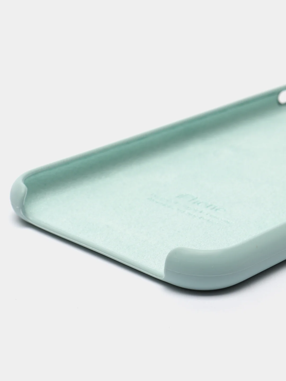 Бирюзовый чехол Silicone Case для iPhone 11 12 mini 13Pro Max 6s 7+ 8Plus XS противоударный открытый