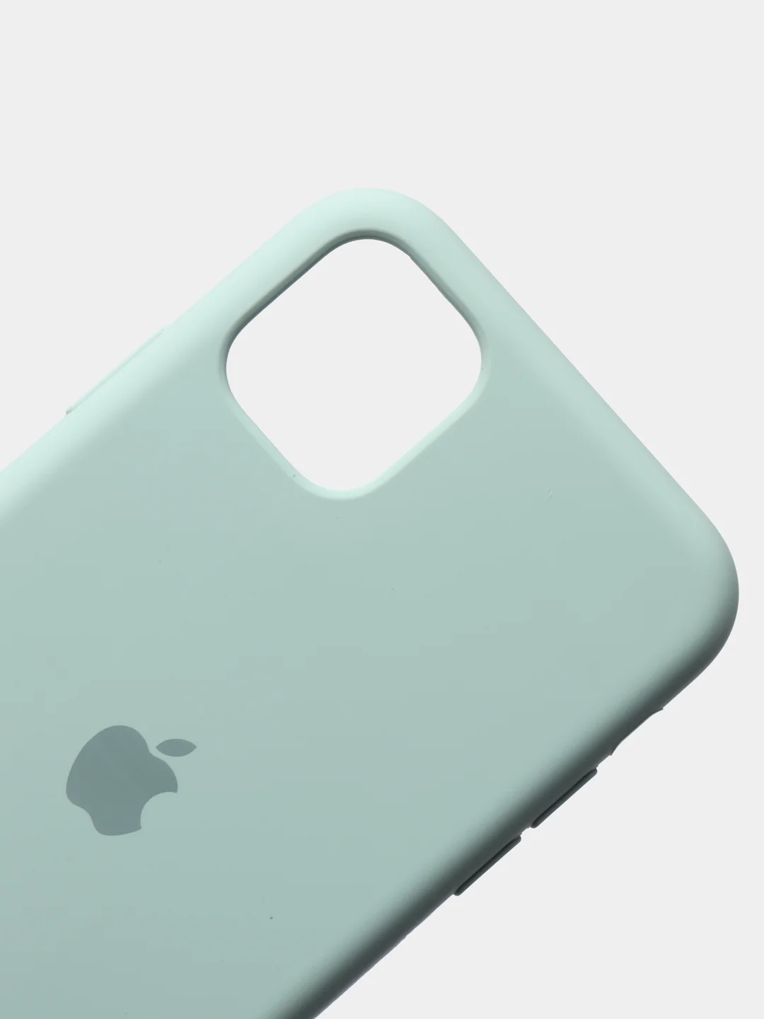 Бирюзовый чехол Silicone Case для iPhone 11 12 mini 13Pro Max 6s 7+ 8Plus XS противоударный открытый