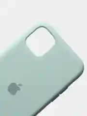 Бирюзовый чехол Silicone Case для iPhone 11 12 mini 13Pro Max 6s 7+ 8Plus XS противоударный открытый
