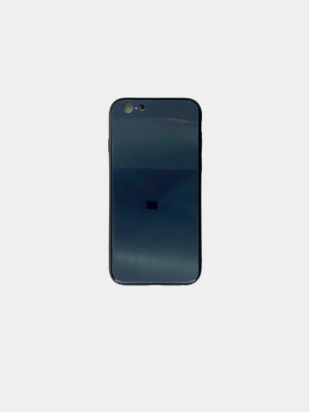 Хром чехол iPhone 6 / 6s / 7 / 8 / X / Xs / 7 Plus / 8 Plus / 5 / 5s / Se стеклянная панель