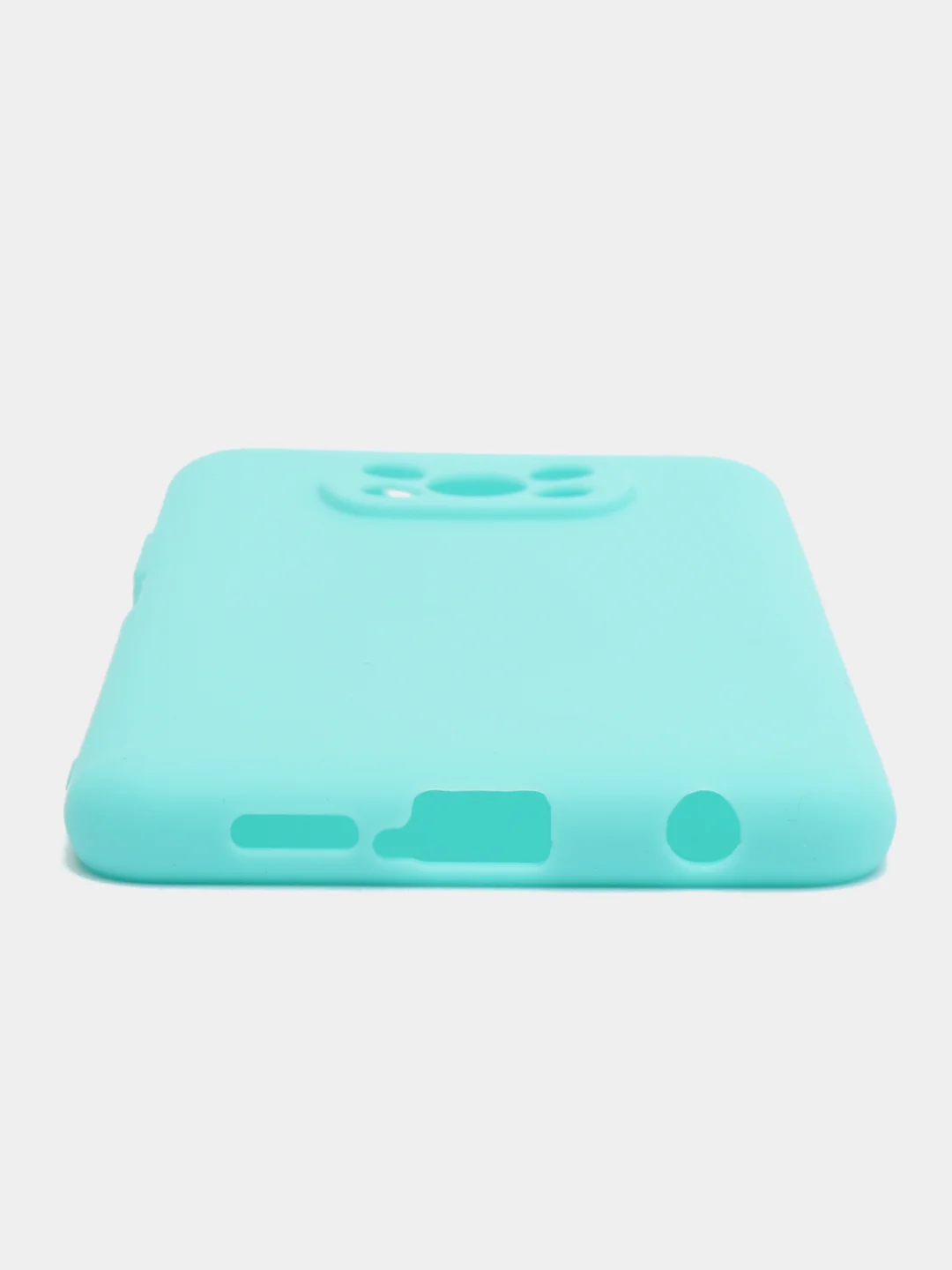 Голубой чехол на Xiaomi Poco X3 (NFC) / X3 Pro силиконовый, сяоми поко