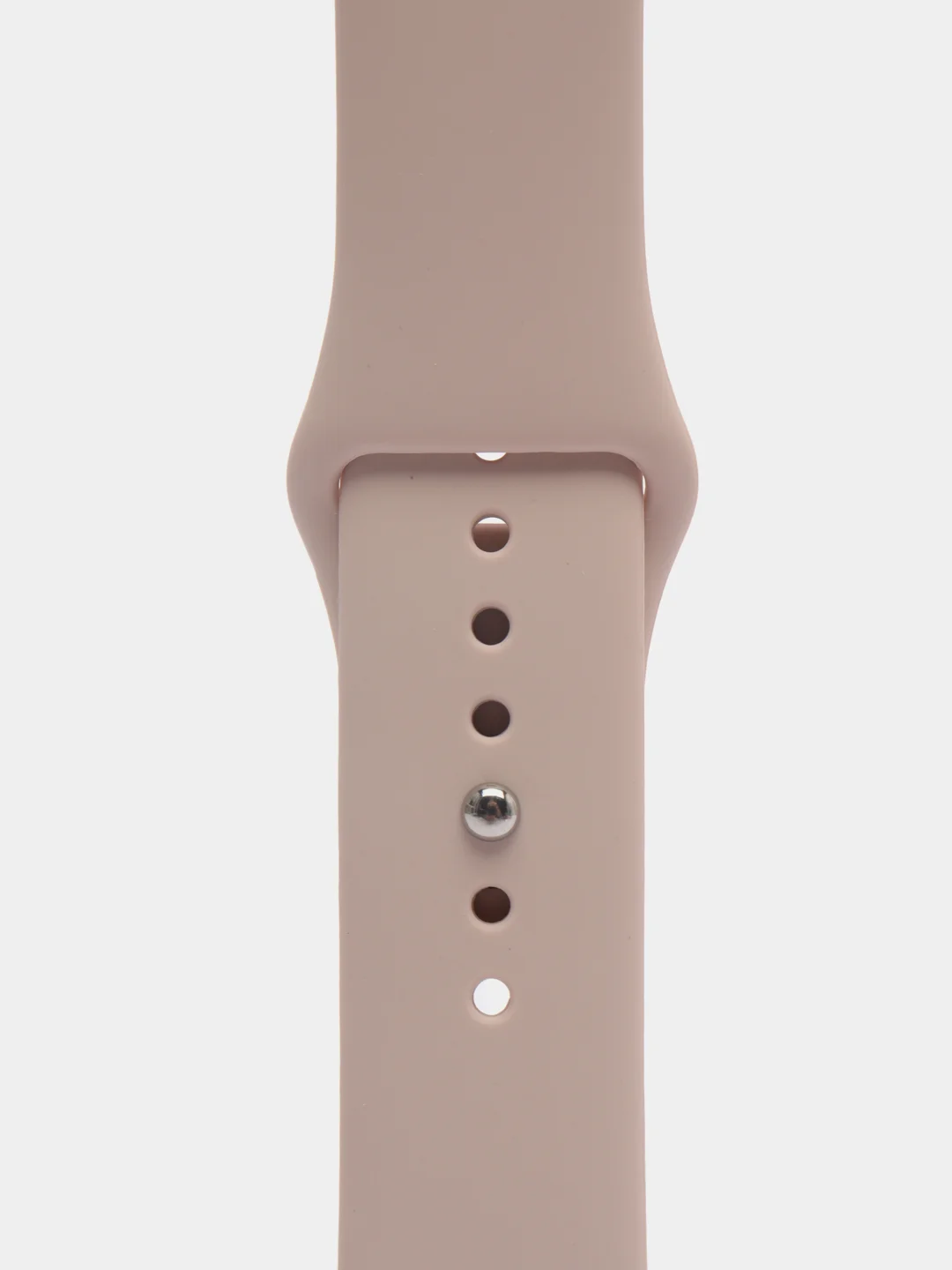 Пастельно-коралловый ремешок для Apple Watch, силиконовый