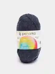Синий меланж пряжа Пехорка "Детская Новинка", 100% акрил, 50 г, 200 м