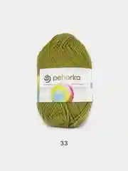 Оливковый пряжа Пехорка "Детская Новинка", 100% акрил, 50 г, 200 м