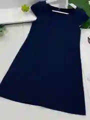 Темно-синий платье школьное