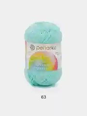 Тёмно-бирюзовый пряжа Пехорка "Детская Новинка", 100% акрил, 50 г, 200 м