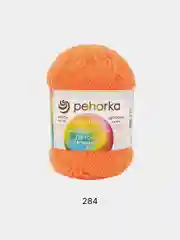 Оранжевый пряжа Пехорка "Детская Новинка", 100% акрил, 50 г, 200 м