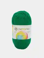 Зеленый пряжа Пехорка "Детская Новинка", 100% акрил, 50 г, 200 м