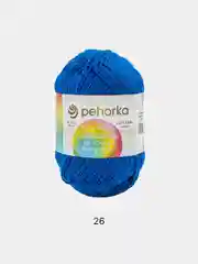 Синий пряжа Пехорка "Детская Новинка", 100% акрил, 50 г, 200 м