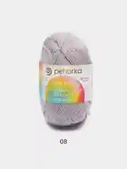 Серый меланж пряжа Пехорка "Детская Новинка", 100% акрил, 50 г, 200 м