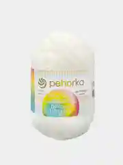 Белый пряжа Пехорка "Детская Новинка", 100% акрил, 50 г, 200 м