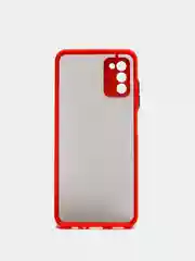 Бирюзовый матовый чехол для Samsung A22S, A03S, A12, A22, A32, A52, A72, M12, M32
