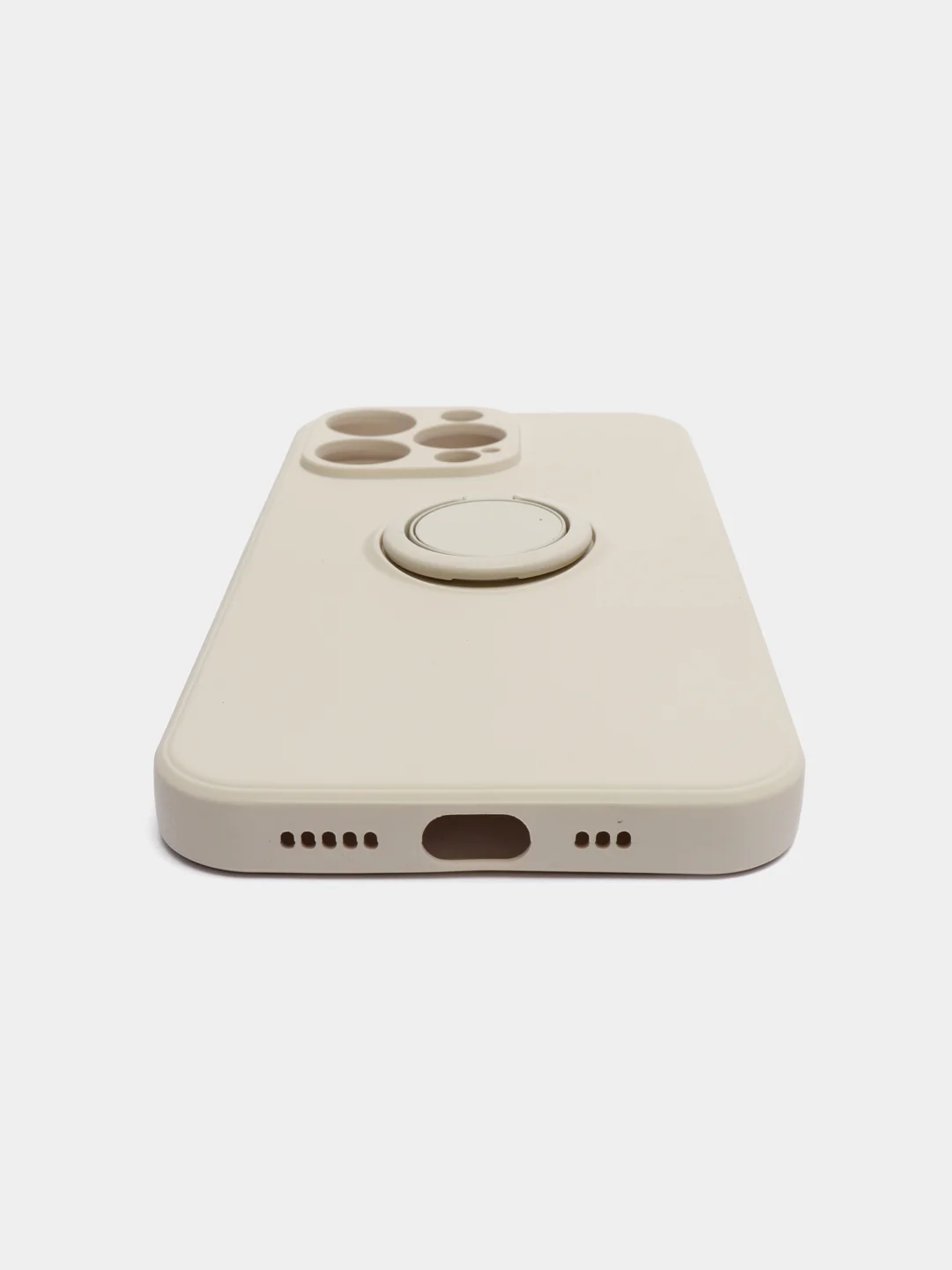 Слоновая кость чехол с кольцом для iPhone 12 Pro, 12, 12 mini, 11, XR