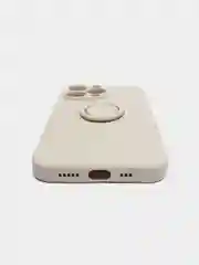 Слоновая кость чехол с кольцом для iPhone 12 Pro, 12, 12 mini, 11, XR