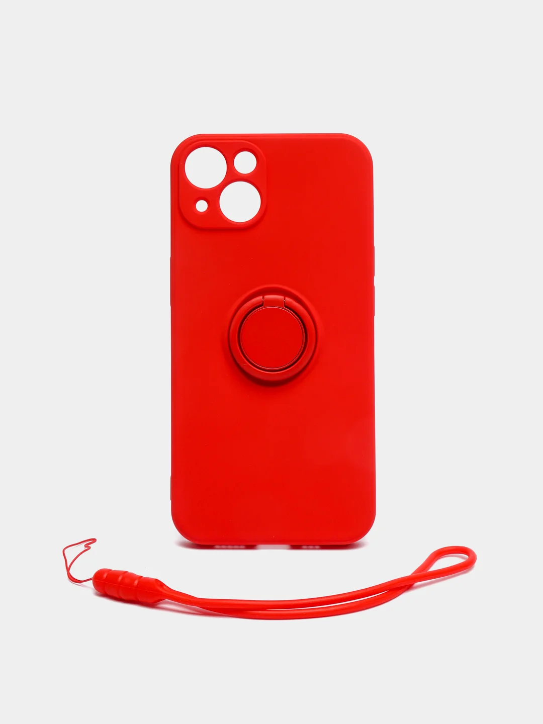 Красный чехол с кольцом для iPhone 12 Pro, 12, 12 mini, 11, XR
