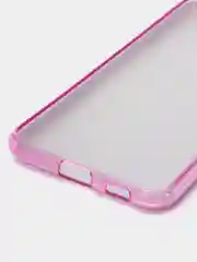 Лавандовый чехол блестящий для Samsung Galaxy S21FE, накладка c блёстками для Самсунг S21 FE