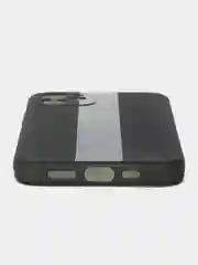 Черный чехол на iPhone 12, 1.5 мм  Плотный цветной