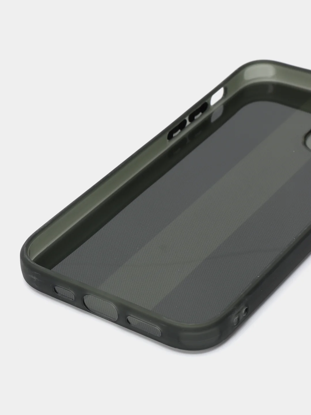 Черный чехол на iPhone 12, 1.5 мм Плотный цветной