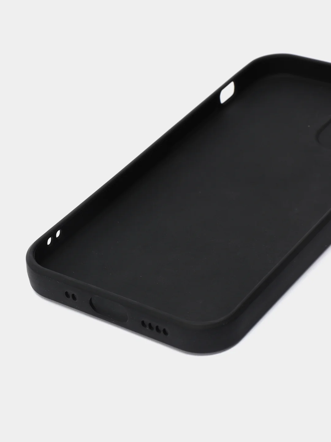 Черный чехол Silicone Case для iPhone 12, 12 Pro, Max, 12 mini, 13, 13 Pro, Max с защитой камеры